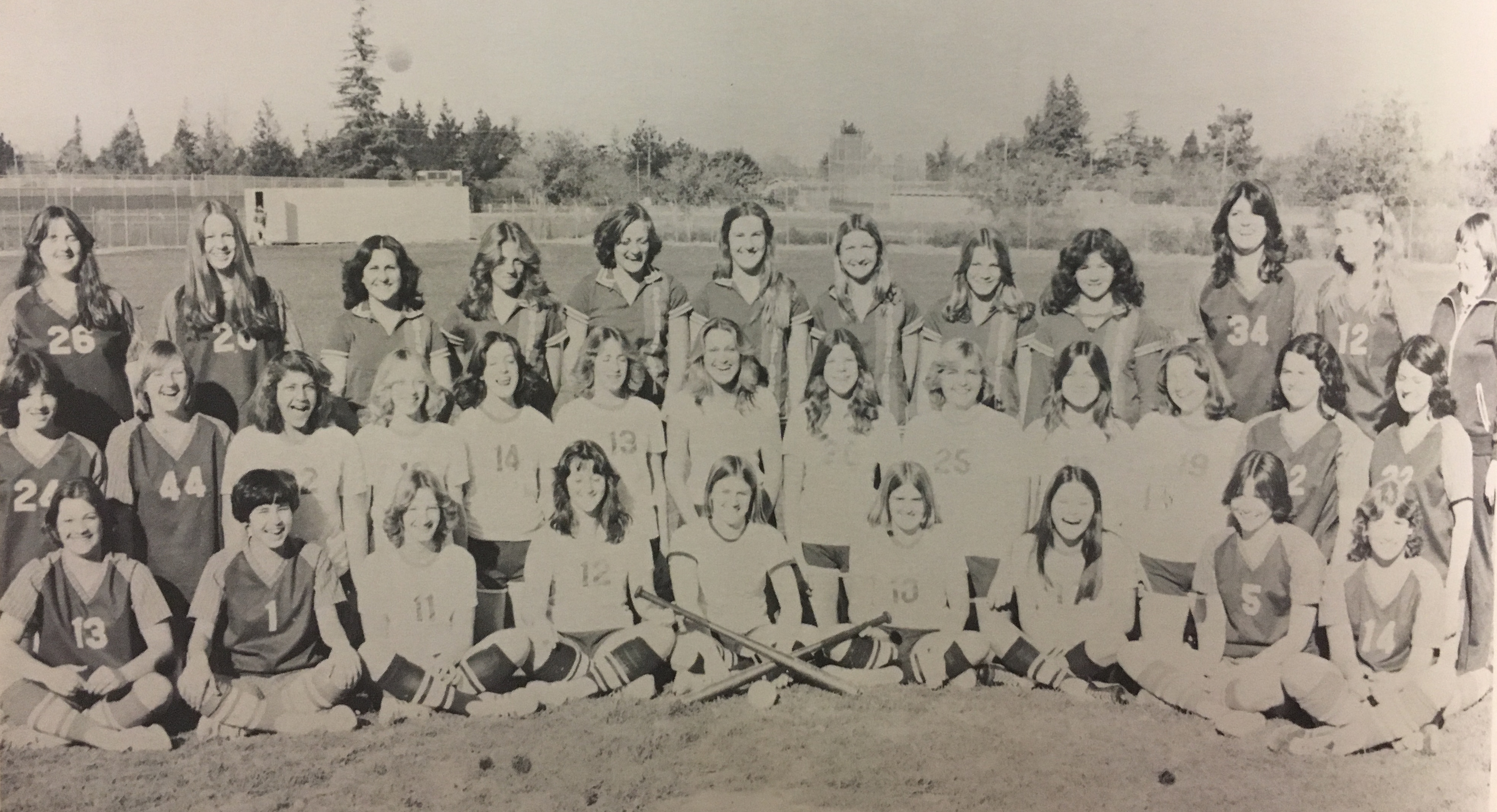 1977 Varsity Softball Team