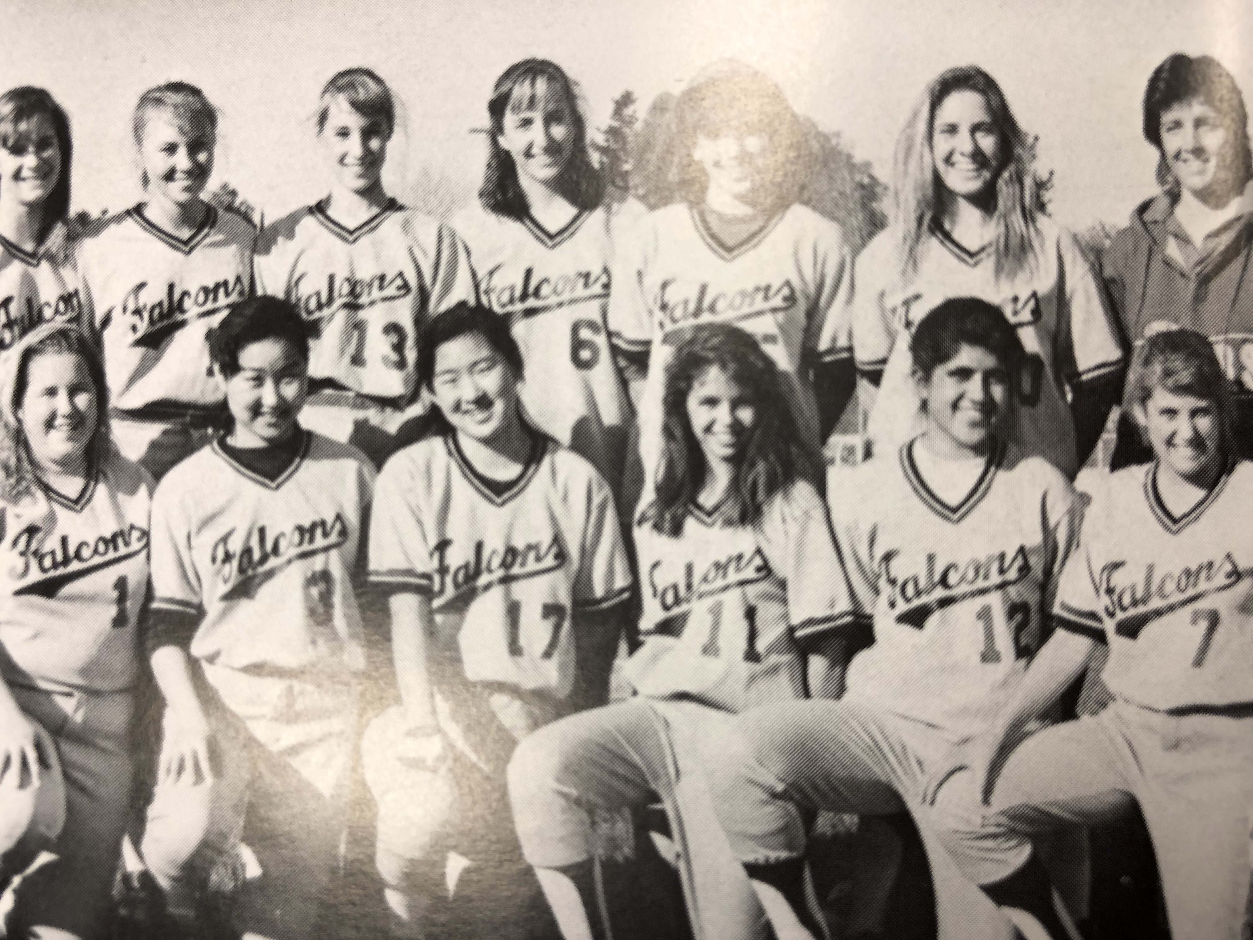 1989 Varsity Softball Team