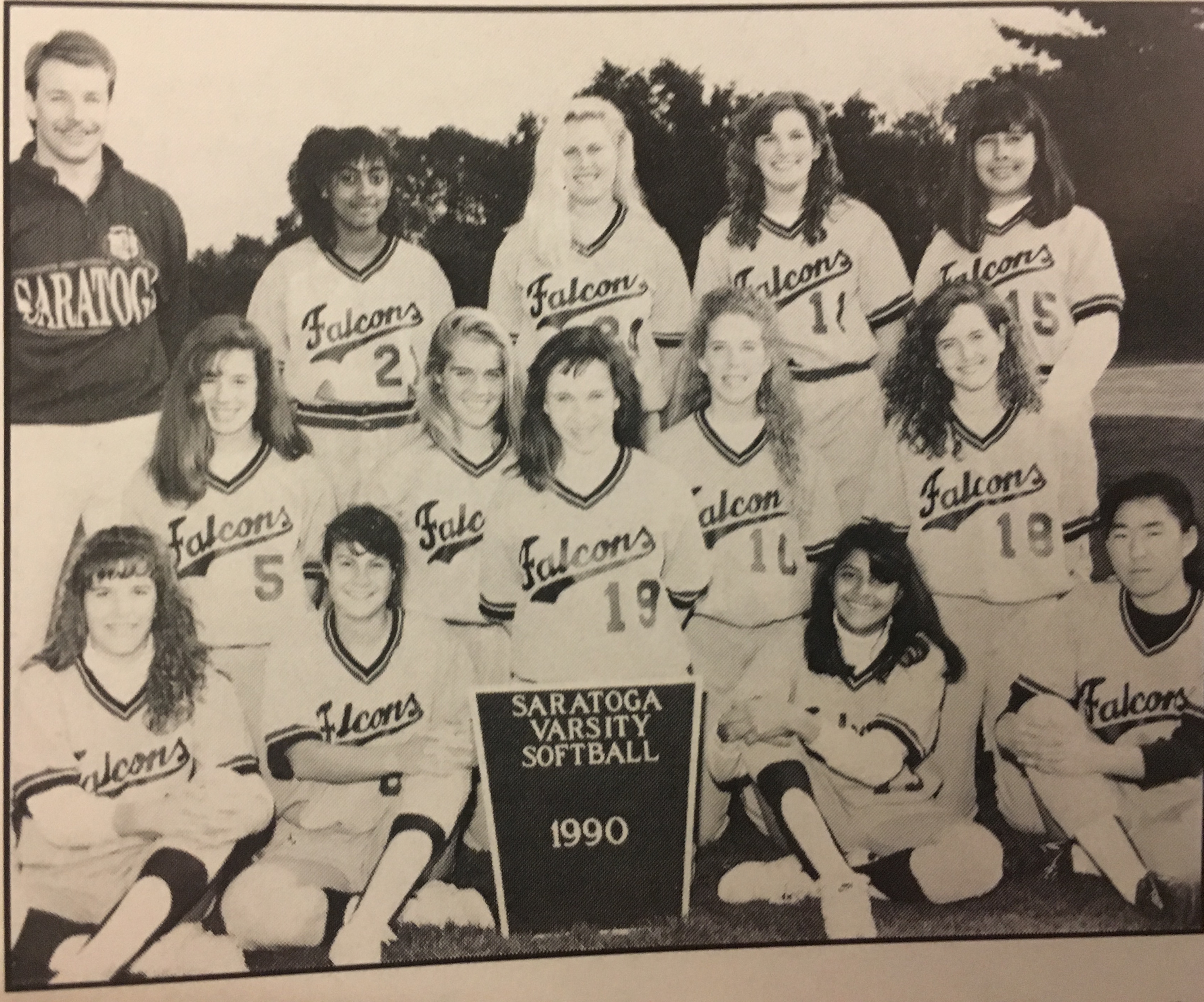 1990 Varsity Softball Team