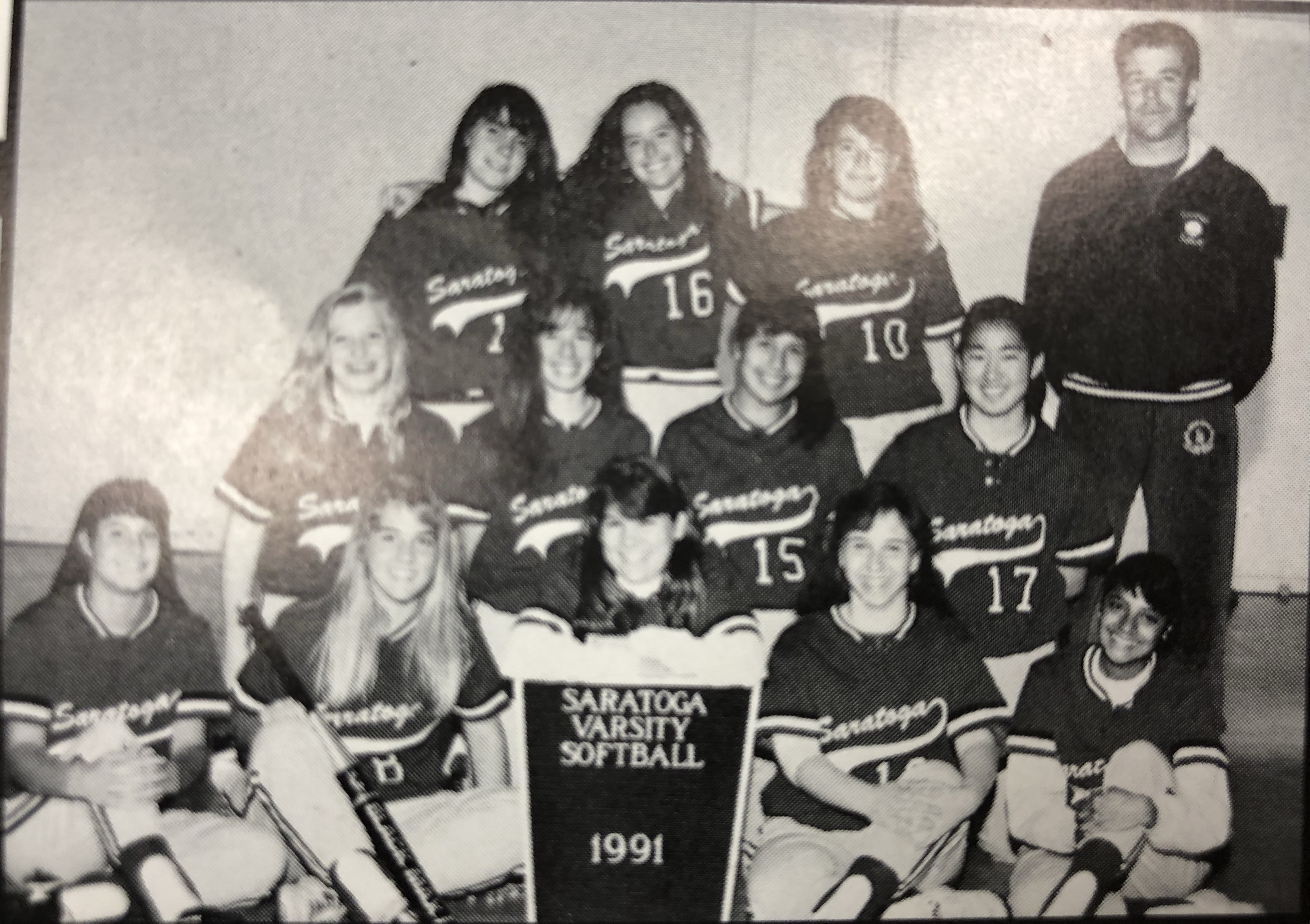 1991 Varsity Softball Team