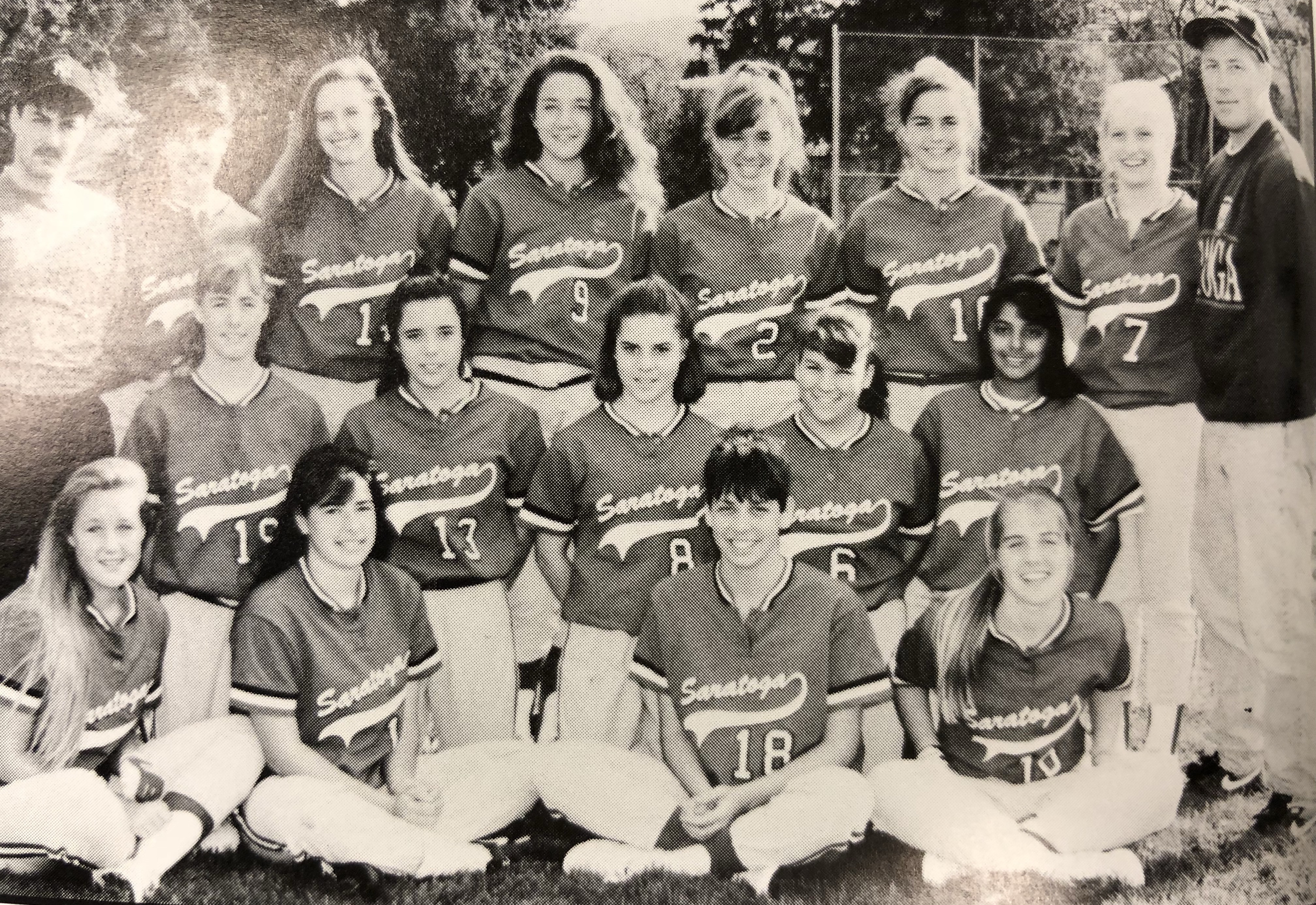 1992 Varsity Softball Team