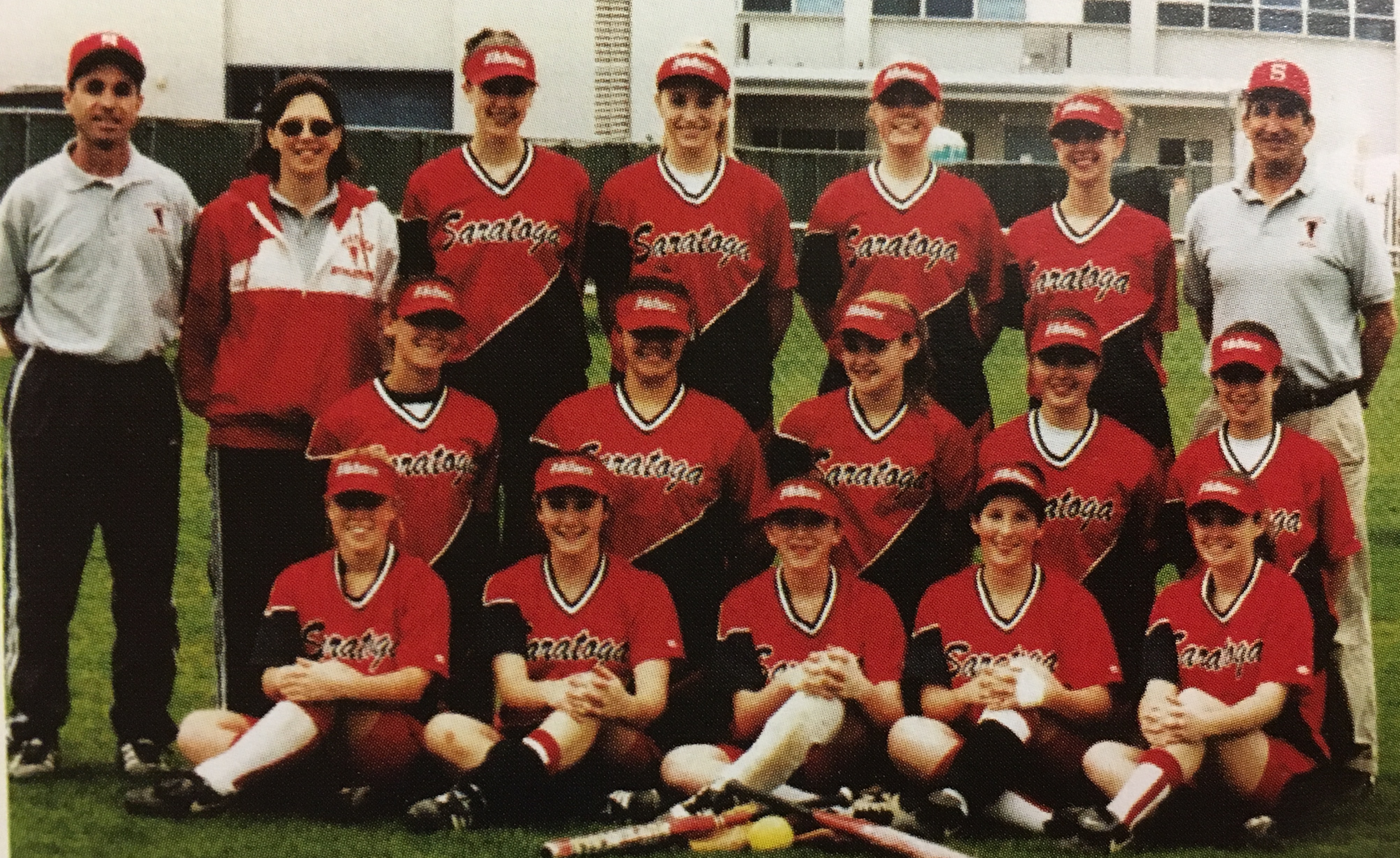 2001 Varsity Softball Team