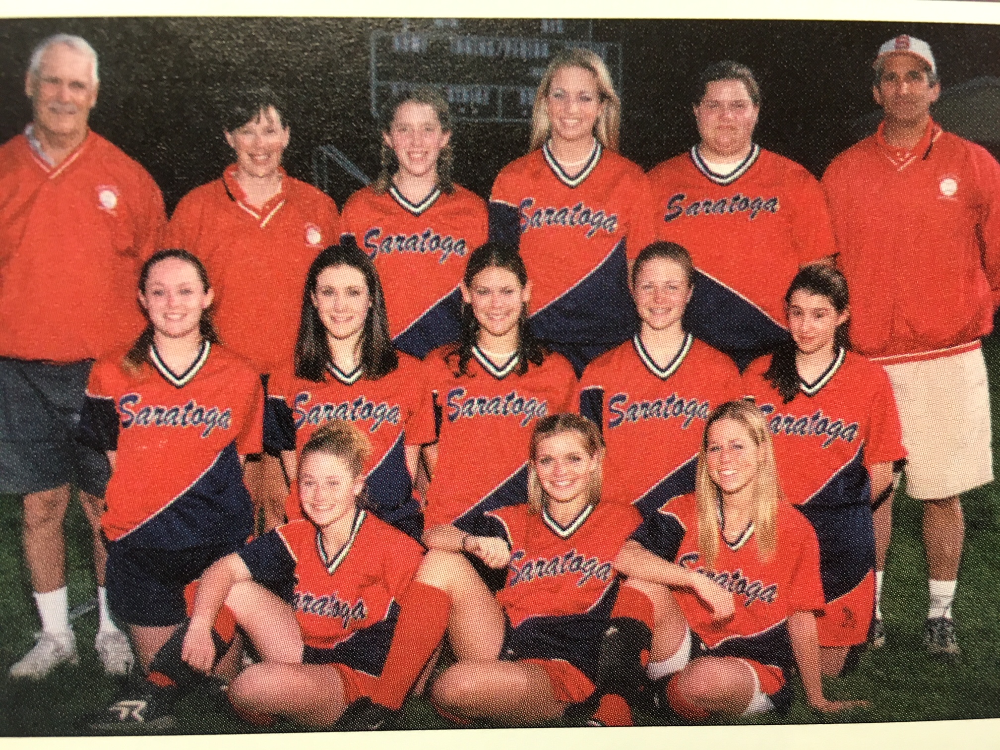 2002 Varsity Softball Team